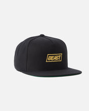 Load image into Gallery viewer, &#39;Beast&#39; Snapback - Black/Gold
